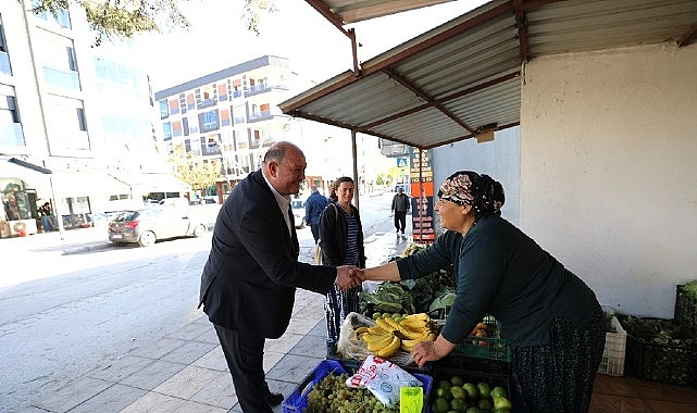 Başkan Çiçek’ten Esnaf Ziyareti