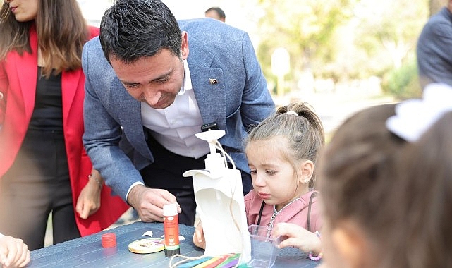 Başkan Önal, çocuklar ve annelerle doğa için buluştu