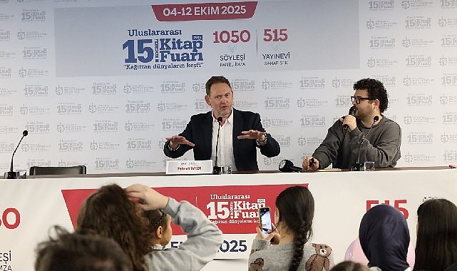 İngiliz yazar Thomas Taylor, çocuklarla buluştu