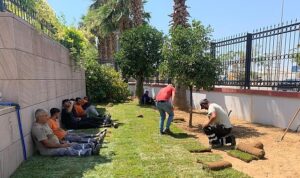 İzmir Adliyesinin peyzaj düzenlemesine EÜ Bayındır MYO’dan destek