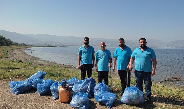 Kocaeli’de sahil temizliği Mavi Takım’dan sorulur