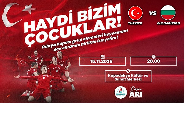 A Milli Takımımızın İki Maçını da Dev Ekranda Seyrediyoruz