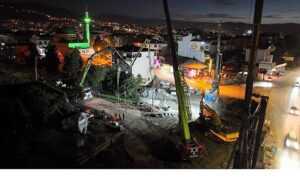 Başiskele Kavşak Projesi’nde ışıklar hiç sönmüyor