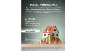 Çeşme Belediyesinden vatandaşlara hatırlatma: Vergi ödemelerinde son gün 1 Aralık Pazartesi