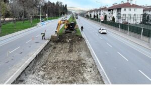 Kartepe tramvayında ilk kepçe vuruldu