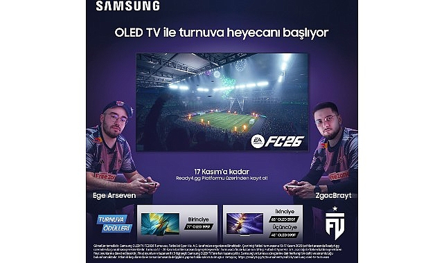 Samsung OLED TV ile turnuva heyecanı başlıyor!