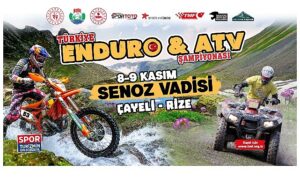 Senoz Vadisi’nde Türkiye Enduro ve ATV Şampiyonası Canlı Yayında