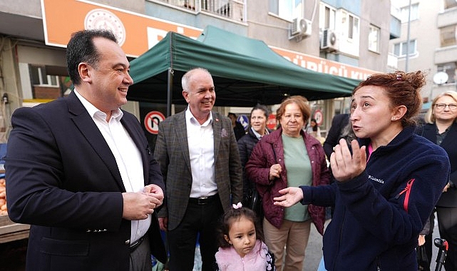 Başkan Dutlulu Karaköy Pazarı’nda Esnafı Dinledi