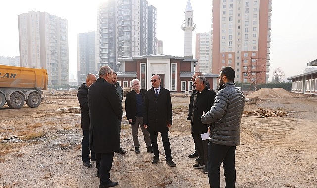 Başkan Pekyatırmacı Yapımı Devam Eden Yazır Mahalle Külliyesi’nde İncelemelerde Bulundu